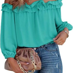 Womens Casual Off Shoulder Top NWOT